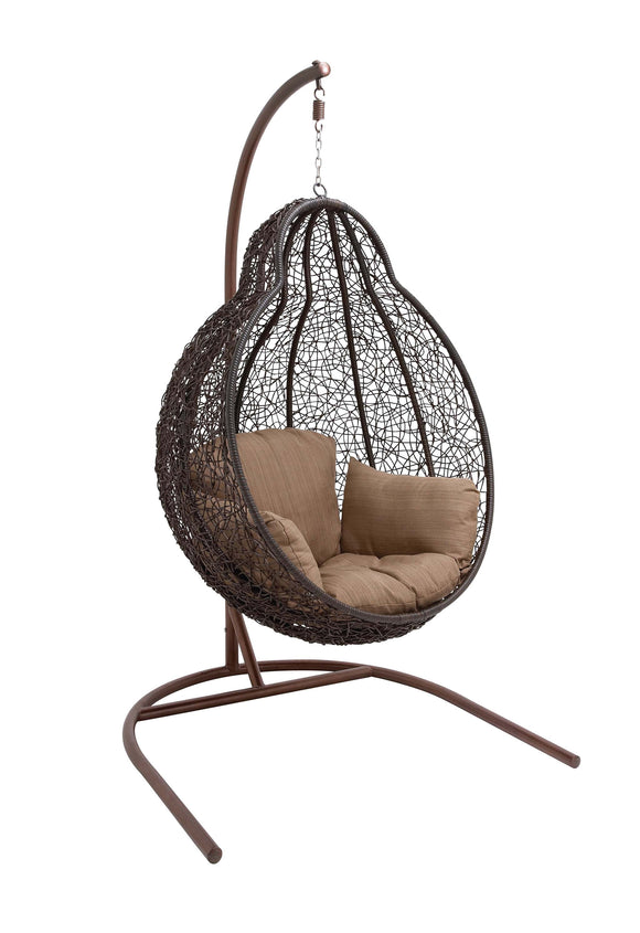 The Beautiful Metal Rattan Swing