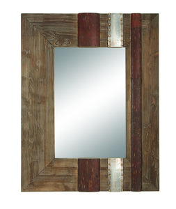 36 INCHES HIGH WOOD MIRROR BEAUTIFULLY DESIGNED RECTANGULAR