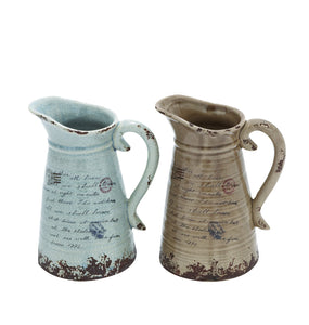 Ceramic Pitcher with Strong Built & Intricate Aesthetic Detailing