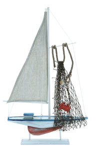 High Quality Wood Sailing Boat with Meticulous Sculpting