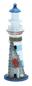 Wood Lighthouse Accented with Marine Theme Details