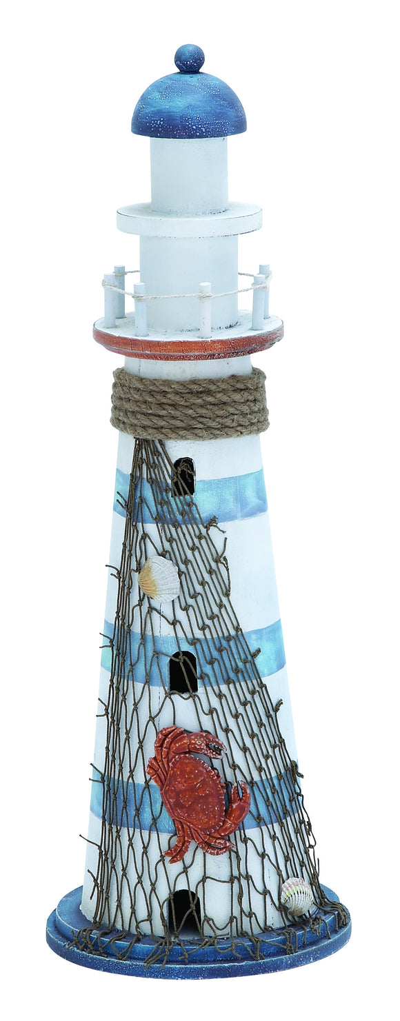 Wood Lighthouse in Marine Theme and Beautiful Colors