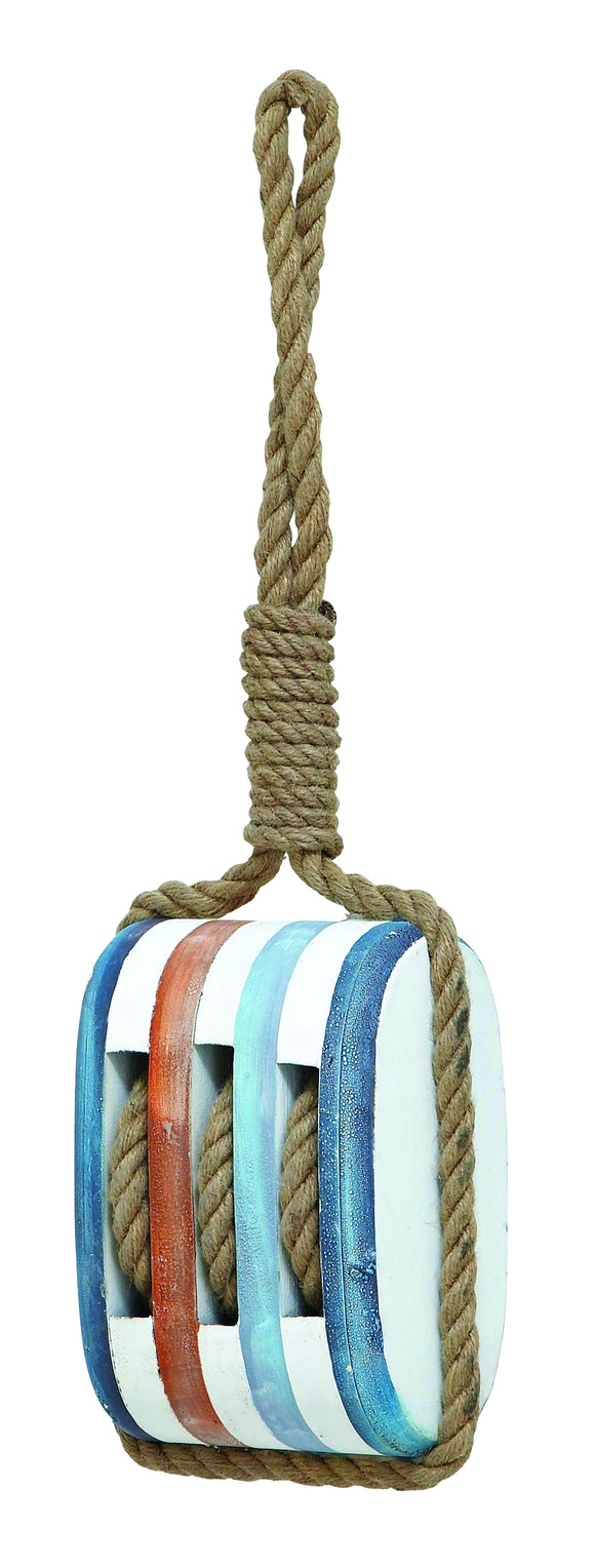 Wood Rope Nautical Decor with Fine Detail and Bright Color