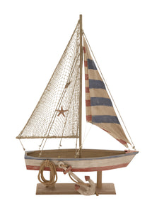 The Amazing Wood Rope Sailing Boat