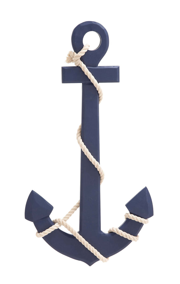 Navy Blue Color Palette Attractive Wood Rope Wall Anchor