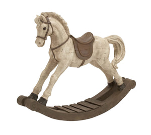 The Lifelike Polystone Rocking Horse