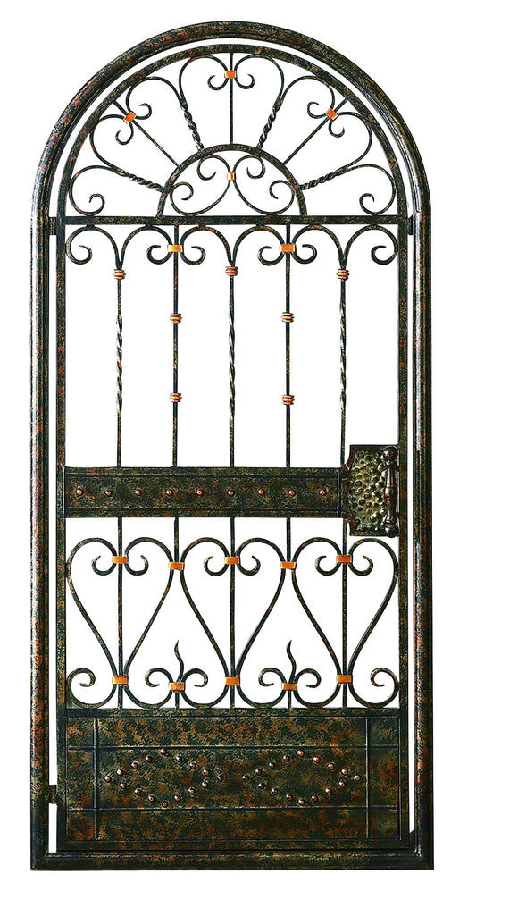 METAL WALL DECOR A VERTICAL METAL WALL SCROLL