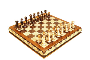 POLYSTONE CHESS SET ENTERTAINING DECOR