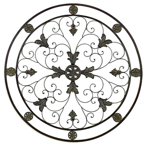 ENERGY CIRCLE METAL WALL ART DECOR SCULPTURE 36