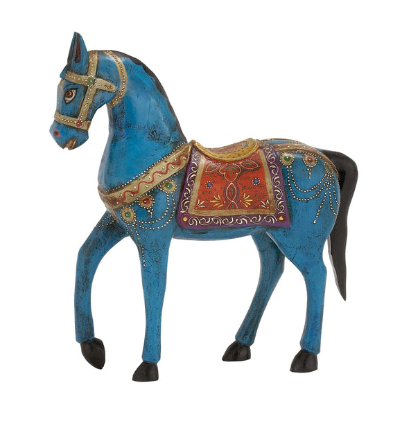 Exclusive Unique Styled Wood Painted Horse