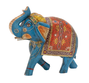 The Inspiring Wood Painted Elephant