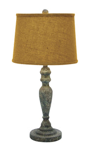 Classic Solid Wooden Table Lamp with Stable Base Design