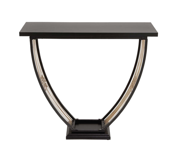 The Trophy Metal Wood Console Table