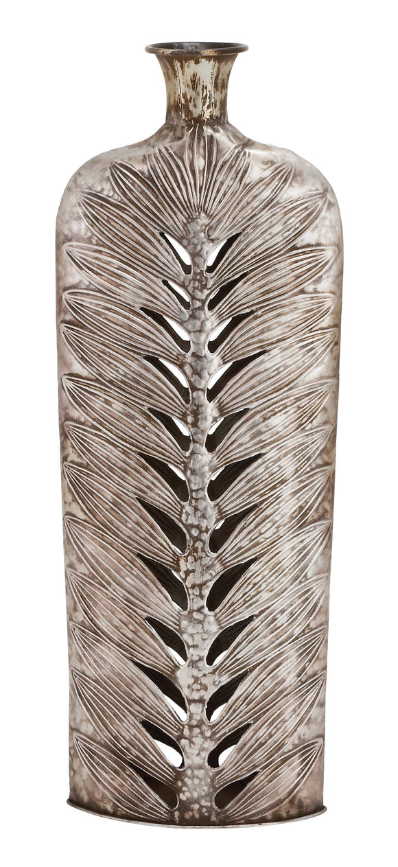 Customary Styled Fancy Metal Vase