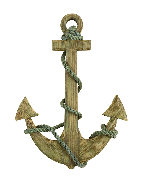 WOOD ANCHOR SENSIBLE NAUTICAL DECOR