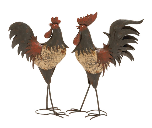 Classy Styled Decorative Metal Rooster