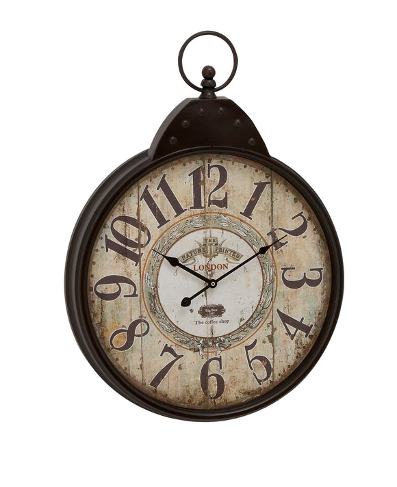 Fascinating Styled Berlin Metal Wall Clock