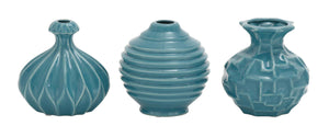 The Blue Ceramic Vase 3 Assorted