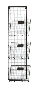 Three Tier  Metal Wire Wall Unit