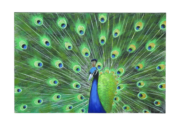 Peacock Themed Classy Wall Canvas Art