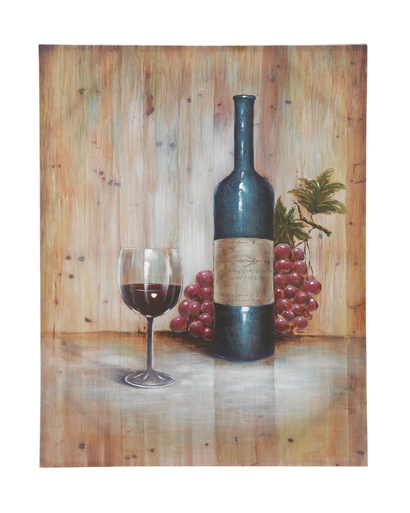 The Red Wine Canvas Art