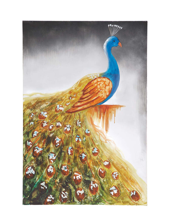 The Peacock Canvas Art