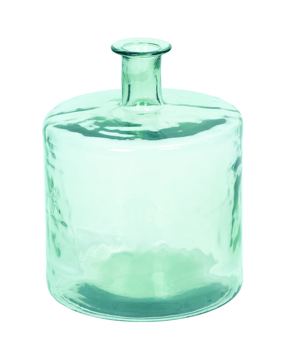 Beautiful Barrel Shaped Glass Vase in Minimalistic Design