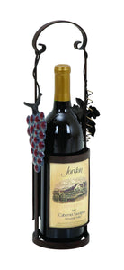 Wine Holder Decorated with Vine and Tendril accents