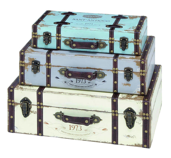 Trunk with Exceptional Looks & Intrinsic Details - Set of 3