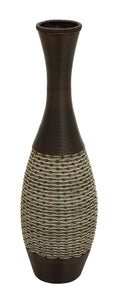 Durable Wooden Polyresin Vase with Exquisite Design