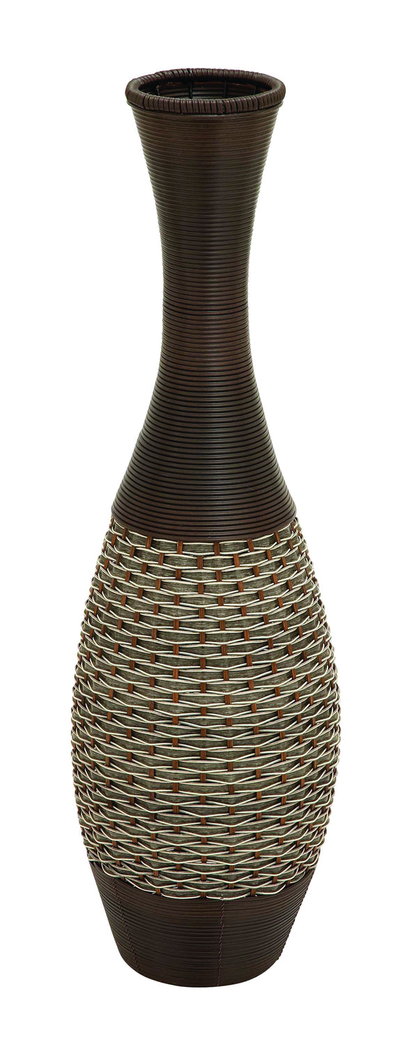 Durable Wooden Polyresin Vase with Exquisite Design