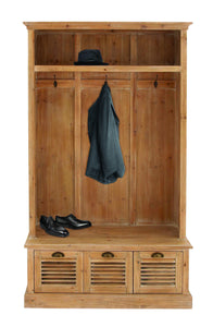 Coat Cabinet with Two Drawers and a Huge Cabinet