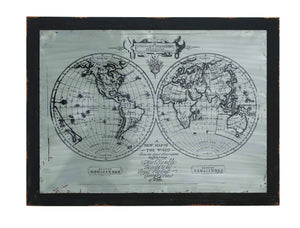 Global worldly wood metal wall panel