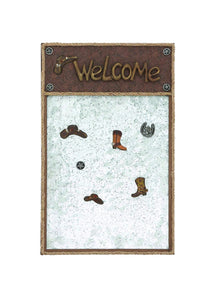 American Cowboy Themed Classy Wooden Note Board