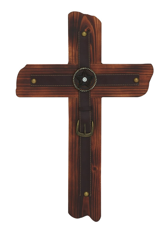 Smart Styled Shanghai Wood Metal Cross