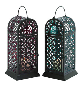 Nigh tingle customary assorted metal lantern