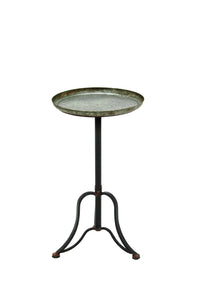 Vintage and Stylish Metal Accent Table