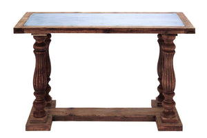 Wooden Metal Beautifully Carved Centre Table