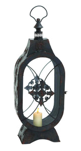 Customary Styled Shanghai Metal Glass Lantern