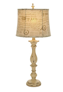 Designers Lamps - Polystone Table Lamp 34"H