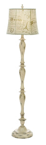 Unique Lamps - Polystone Floor Lamp 64"H