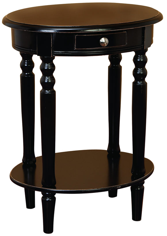 WOOD OVAL ACCENT TABLE A TRUE FURNITURE ACCENT