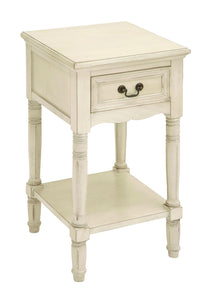 Night Stand in Elegant off White Color with Fine Detailing