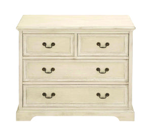 Wood Dresser with Stylish Brass Handles on The Drawers