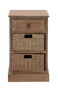 The Rural Wood Basket Accent Chest