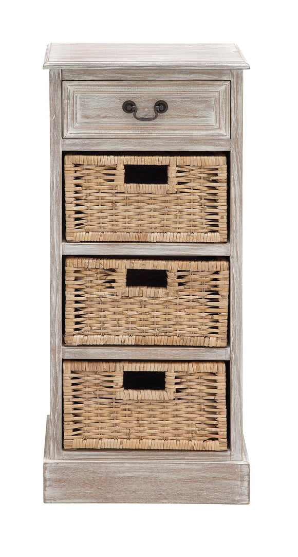 The Cool Wood 3 Basket Chest