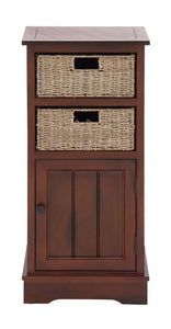 The Stunning Wood 2 Basket Cabinet