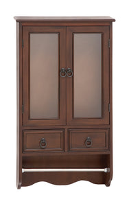 The Cool Wood Glass Wall Cabinet