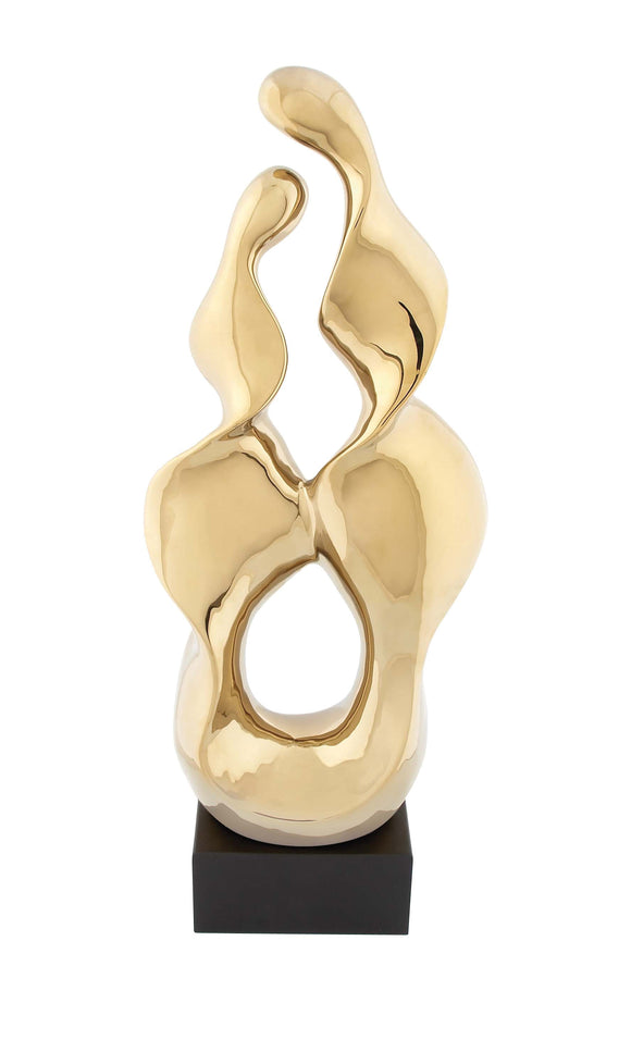 Shiny wonderful Ceramic Gold Luster Abstract