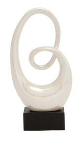 Beautifully Styled Ceramic Wood Pearl Abstract